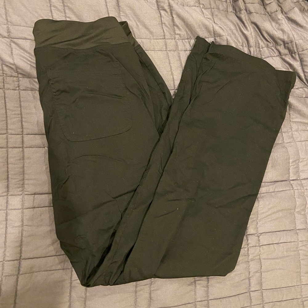 Koi stretch black scrubs pants- large tall